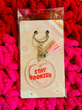 Bookish Tasseled Keychain