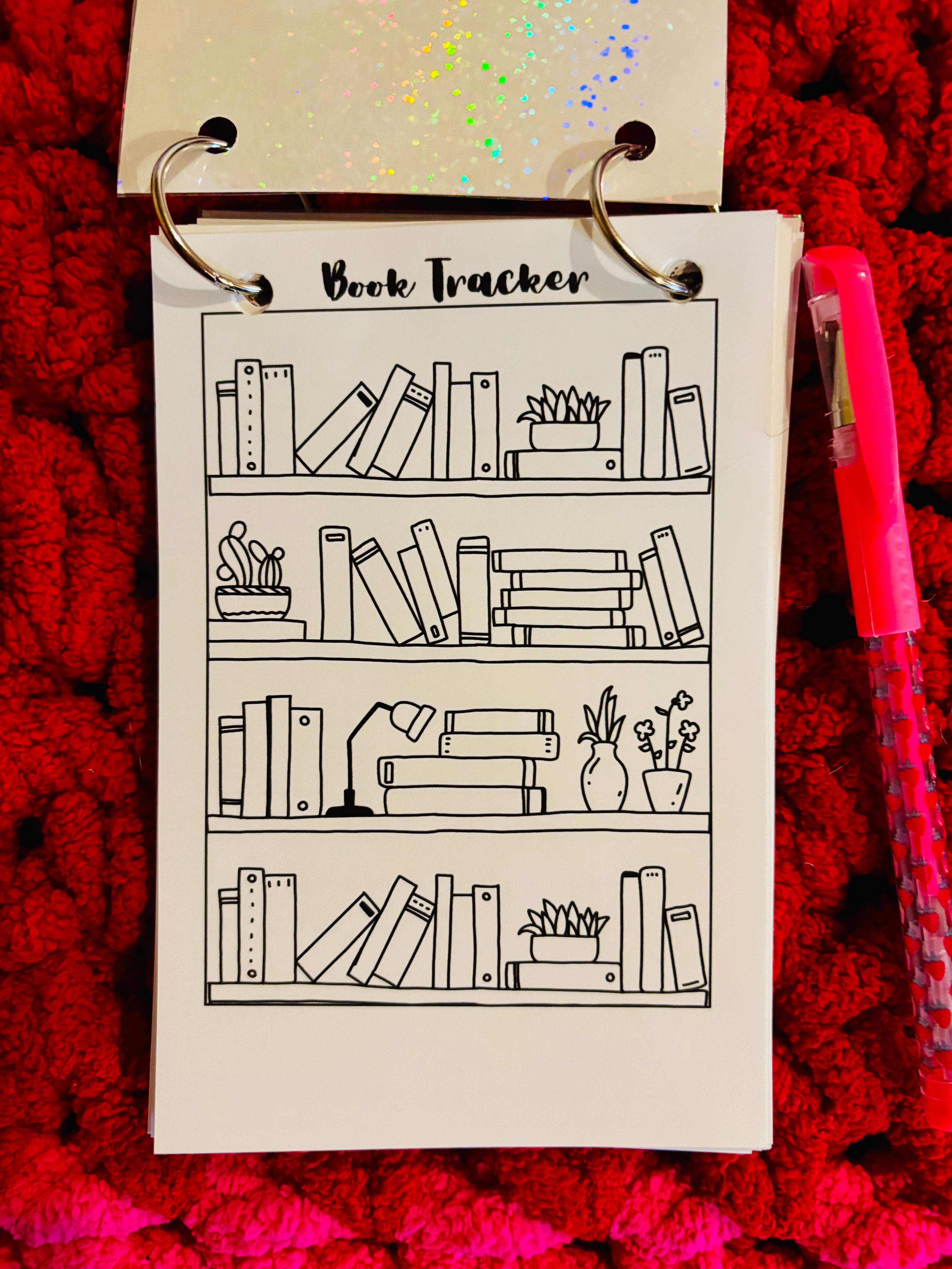 Mini Reading Journal with Pen