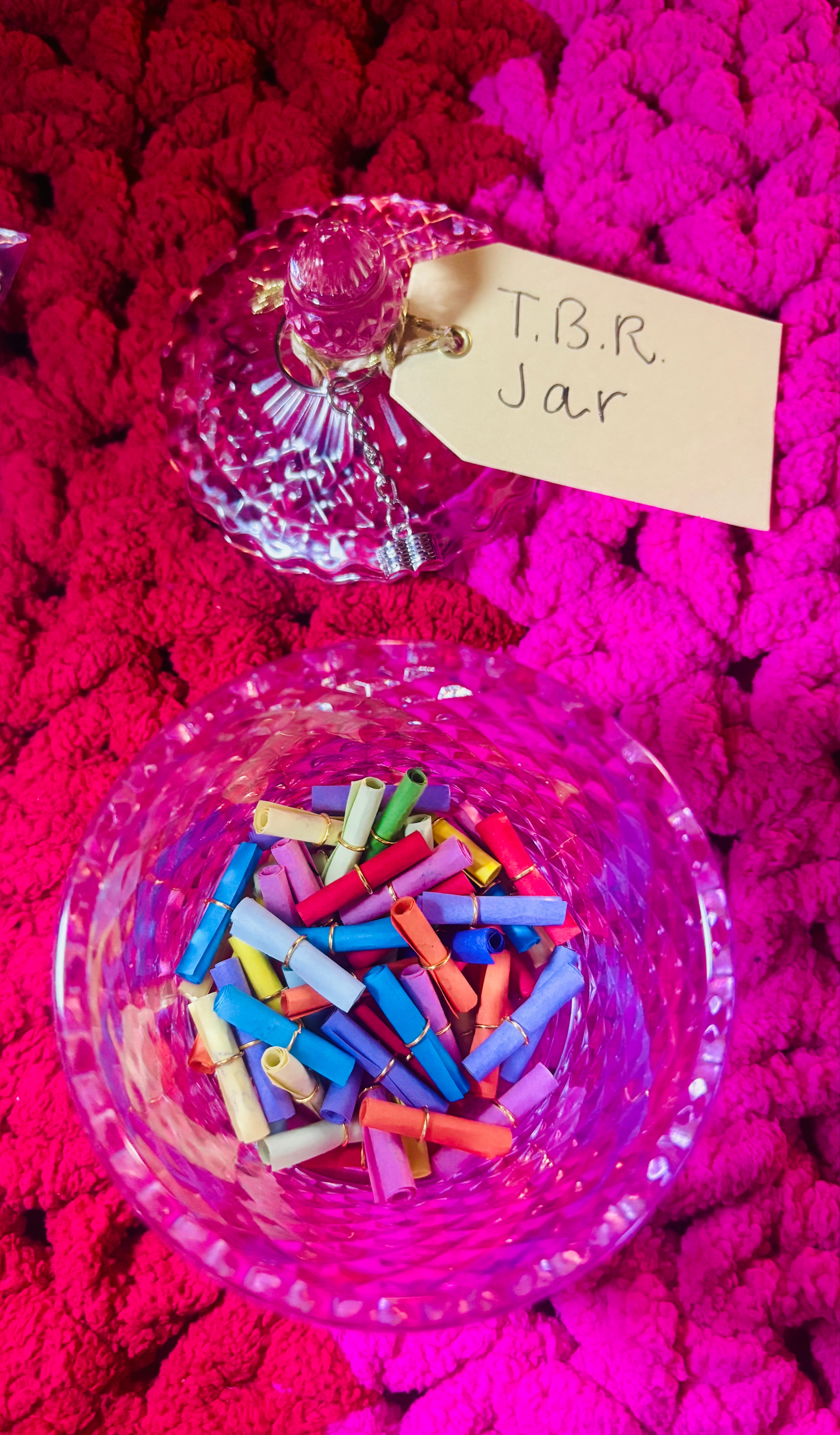 Glass TBR Jar
